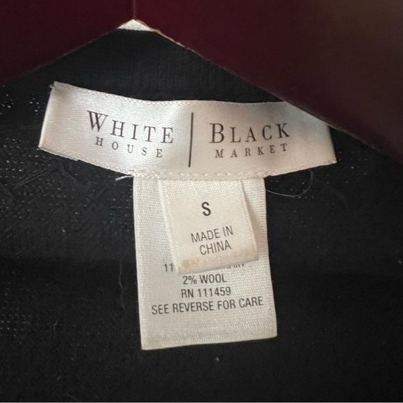 White House black market, embellished wool blend shrug size small - Picture 2 of 4
